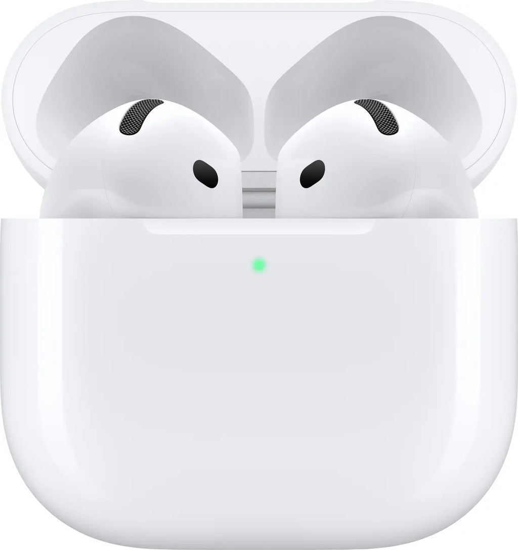 AirPods 4 med Aktiv støyreduksjon (2024) og trådløst ladeetui (USB-C)